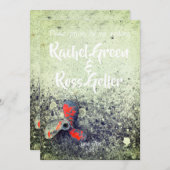 ヴィンテージ航海の結婚式招待状 招待状 (正面/裏面)