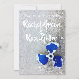 ヴィンテージ航海の結婚式招待状 招待状