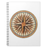 ヴィンテージ航海の船のコンパスナビゲーター帆走 ノートブック (正面)