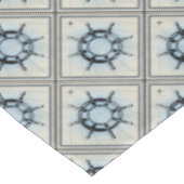 ヴィンテージ航海の船舶の航行用車輪 テーブルクロス (アングル)