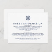 ヴィンテージ航海の船車のゲスト情報 エンクロージャーカード (正面/裏面)