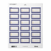 ヴィンテージ航海の金ゴールドいかり、海軍および金ゴールド結婚ズ ラベル (フルシート)