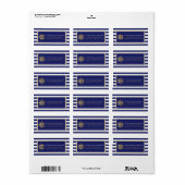 ヴィンテージ航海の金ゴールドホイール、海軍および金ゴールド結婚ズ ラベル (フルシート)