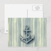 ヴィンテージ航海の階級いかり ポストカード (正面/裏面)