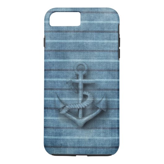 ヴィンテージ航海の階級いかり Case-Mate iPhoneケース (裏面)