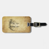 ヴィンテージ航海の階級の古代船 ラゲッジタグ (正面横)