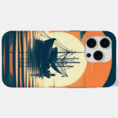ヴィンテージ航海の/エビ/魚釣り Case-Mate iPhoneケース (裏面 (横))