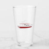 ヴィンテージ航海の – ダウネストメインロブスターボート タンブラーグラス (裏面)