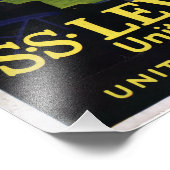 ヴィンテージ航海のSSレビアサンスクルーズトラベル フォトプリント            (角)