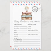 ヴィンテージ航海ベビー予測とアドバイス (正面/裏面)