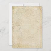 ヴィンテージ航海船のリハーサルディナー招待状 招待状 (裏面)