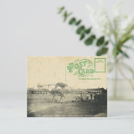ヴィンテージ航空はがき ポストカード (スタンド正面)
