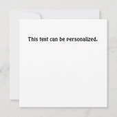 ヴィンテージ航空クラブグリーティングカード カード (裏面)