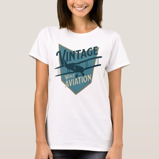 ヴィンテージ航空バッジ Tシャツ (正面)