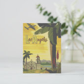 ヴィンテージ航空ロサンゼルスはがき ポストカード (スタンド正面)