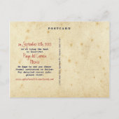 ヴィンテージ航空便はがき 案内ポストカード (裏面)