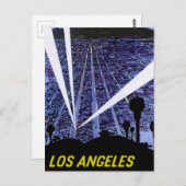 ヴィンテージ航空旅行ロサンゼルスはがき ポストカード (正面/裏面)