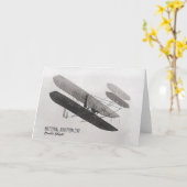 ヴィンテージ航空日用グリーティングカード カード (黄色い花)