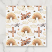 ヴィンテージ航空機バイプレーンボーイ誕生日 フェイバータグ (裏面)