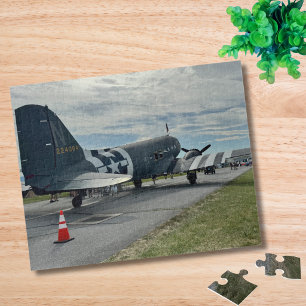 ヴィンテージ航空機写真 パイロット父の誕生日航空 ジグソーパズル