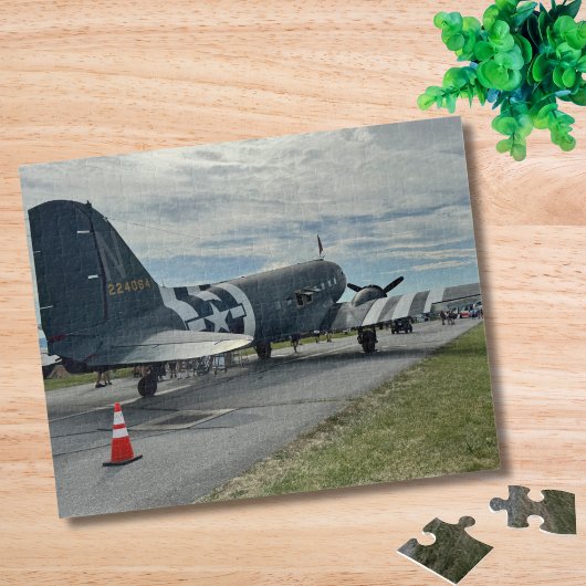 ヴィンテージ航空機写真 パイロット父の誕生日航空 ジグソーパズル
