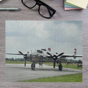 ヴィンテージ航空機写真 パイロット父の誕生日航空 ジグソーパズル