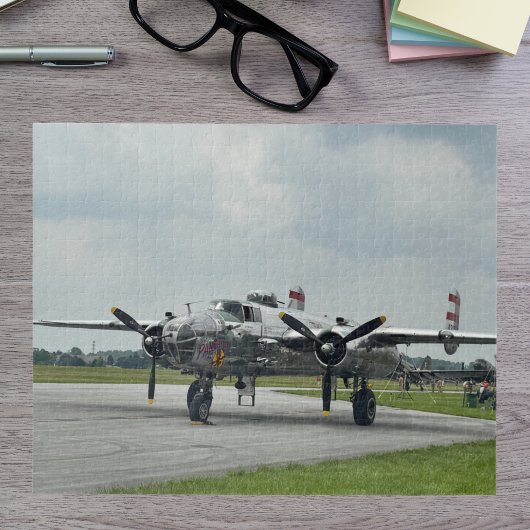 ヴィンテージ航空機写真 パイロット父の誕生日航空 ジグソーパズル