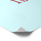 ヴィンテージ航空機少年誕生日ウェルカムサイン ポスター (角)