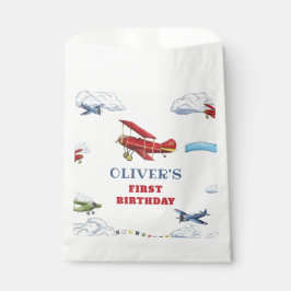 ヴィンテージ航空機最初の誕生日優先バッグ フェイバーバッグ