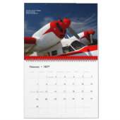 ヴィンテージ航空機用エンジン2014年 カレンダー (2月 2027)