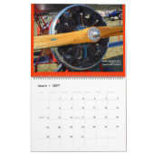 ヴィンテージ航空機用エンジン2015年 カレンダー (3月 2027)