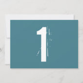 ヴィンテージ航空機第一誕生日招待状 招待状 (裏面)