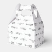 ヴィンテージ航空機航空主題のカスタム色 フェイバーボックス (正面サイド)