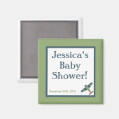 ヴィンテージ航空機赤ちゃんシャワー好みマグネット マグネット (正面/裏面)