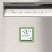 ヴィンテージ航空機赤ちゃんシャワー好みマグネット マグネット (インサイチュ (食洗機))