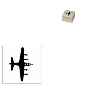 ヴィンテージ航空機 B-17 軍用航空 ラバースタンプ (押印)