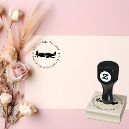 ヴィンテージ航空機 P-51 マスタング 軍事航空 ラバースタンプ