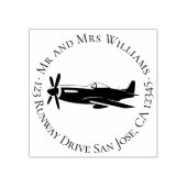 ヴィンテージ航空機 P-51 マスタング 軍事航空 ラバースタンプ (インプリント)