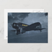ヴィンテージ航空航空機色彩芸術 ポストカード (正面/裏面)