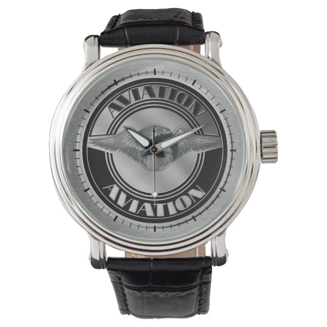 ヴィンテージ航空術 腕時計 (正面)