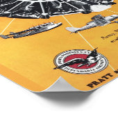 ヴィンテージ航空雑誌フライトカバープリント ポスター (角)