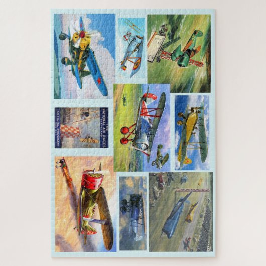 ヴィンテージ航空飛行機20x30 1014ピースパズル ジグソーパズル (縦)