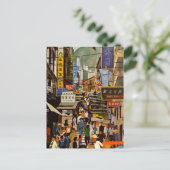 ヴィンテージ航空香港中国旅行はがき ポストカード (スタンド正面)