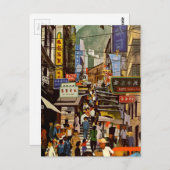 ヴィンテージ航空香港中国旅行はがき ポストカード (正面/裏面)