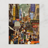 ヴィンテージ航空香港中国旅行はがき ポストカード (正面)