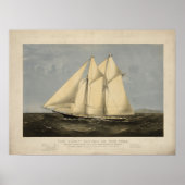 ヴィンテージ船のポスター壁飾り ポスター (正面)