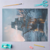 ヴィンテージ船の氷の切り離 薄葉紙 (クラフト)