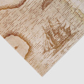 ヴィンテージ船の海洋地図デコパージュティッシュペーパー 薄葉紙 (詳細)