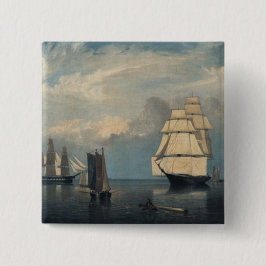 ヴィンテージ船セーレムハーバー 缶バッジ