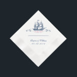 ヴィンテージ船海軍ブルー&ホワイトカクテルナプキン 縁ありカクテルナプキン<br><div class="desc">ヴィンテージと素朴な船アートカクテル紙ナプキン。ビーチ結婚式、海軍のテーマイベント、クルーズまたは青い海でディナーに適している。海鮮または海賊的テーマイベント。ブライダルシャワーカスタマイズ、婚約パーティ、記念日お祝い、誕生日パーティー、赤ちゃんシャワーなどの大事な行事のための用語。</div>
